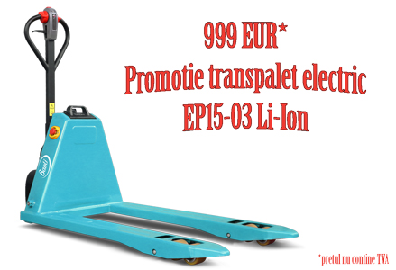 Promoție transpalet electric pietonal Baoli EP15-03